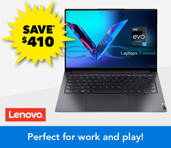 Get The Best Laptop Experience^ with Intel® Evo™ Laptops at Harvey