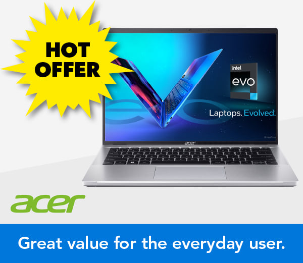 Get The Best Laptop Experience^ with Intel® Evo™ Laptops at Harvey