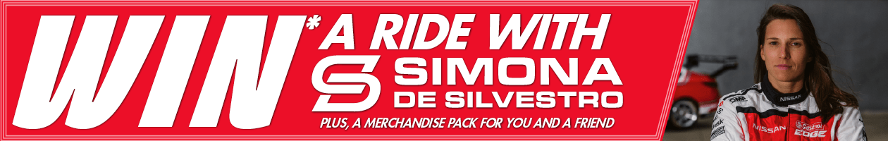 Win a ride with Simona De Silvestro