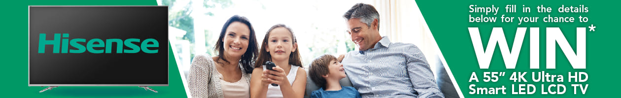 Sign Up and Win Hisense 55