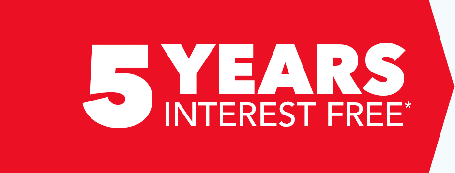 5 Years Interest Free