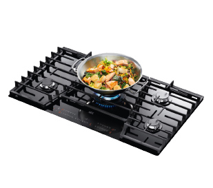 [AEG 900mm Ceramic Gas-On-Glass Cooktop]