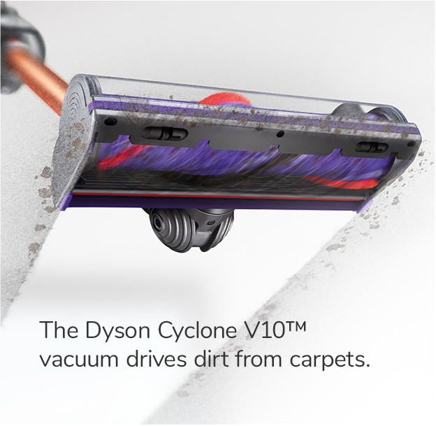 vacuum dirt from carpets
